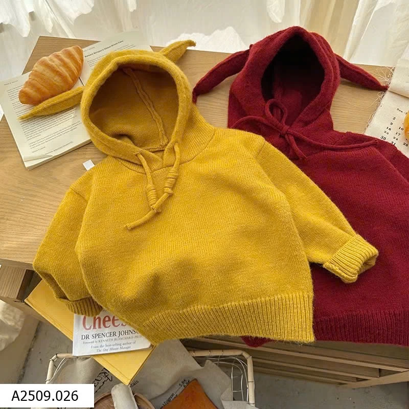 ÁO LEN CÓ MŨ BT Giá sỉ 163K