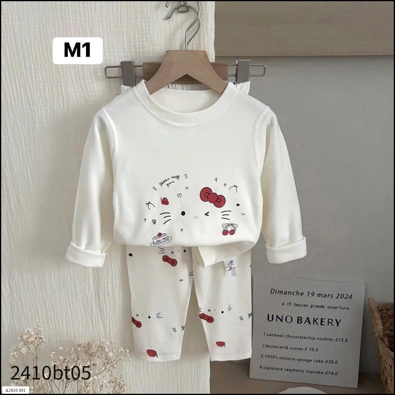 BỘ MẶC NHÀ THU ĐÔNG CHO BÉ  Giá sỉ 75k/bộ
