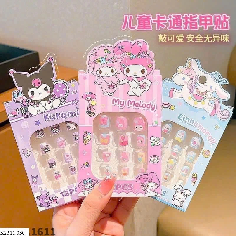 SET 6 VỈ NAILS BOX CUTE   Sỉ 50k/ 1 sét 6 vỉ mix ngẫu nhiên 