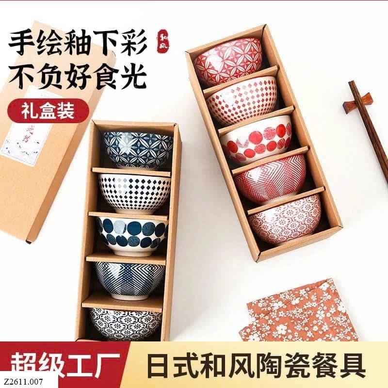 Set bát Sỉ 145k/ 1 sét 5 bát