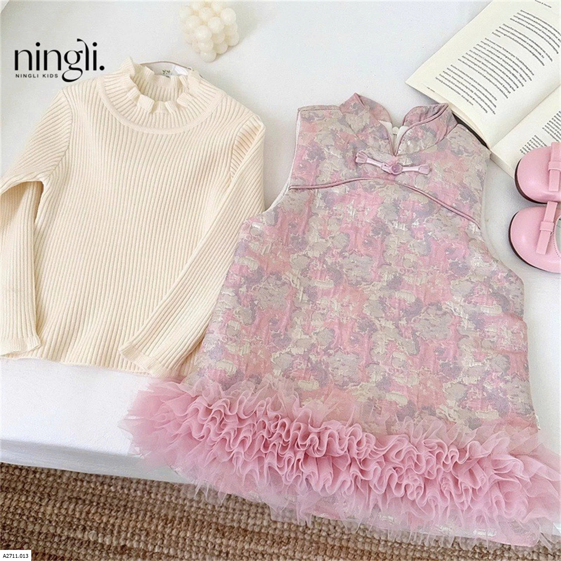 VÁY HÁN PHỤC BÉ GÁI NINH LỆ   Giá sỉ váy 260k, áo 112k 