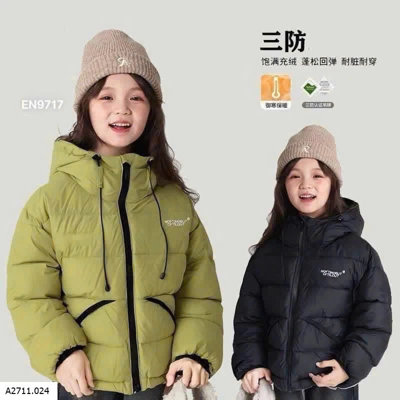 ÁO PHAO LÔNG VŨ KID JMBEAR   Giá sỉ 280k