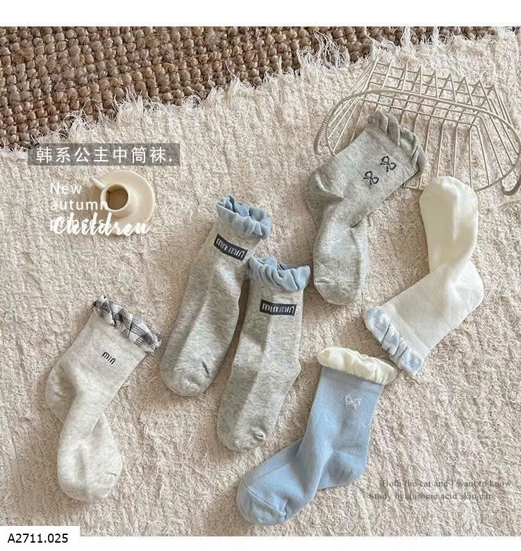 SET 10 ĐÔI TẤT BÉ GÁI  Giá sỉ 70k