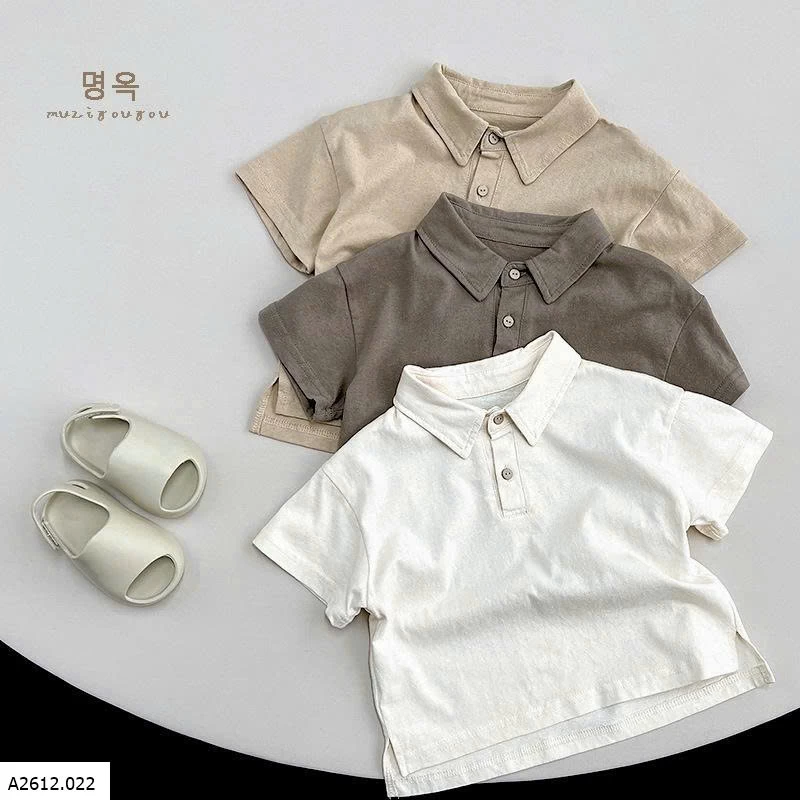 ÁO POLO CỘC TAY CHO BÉ   Giá sỉ 124k