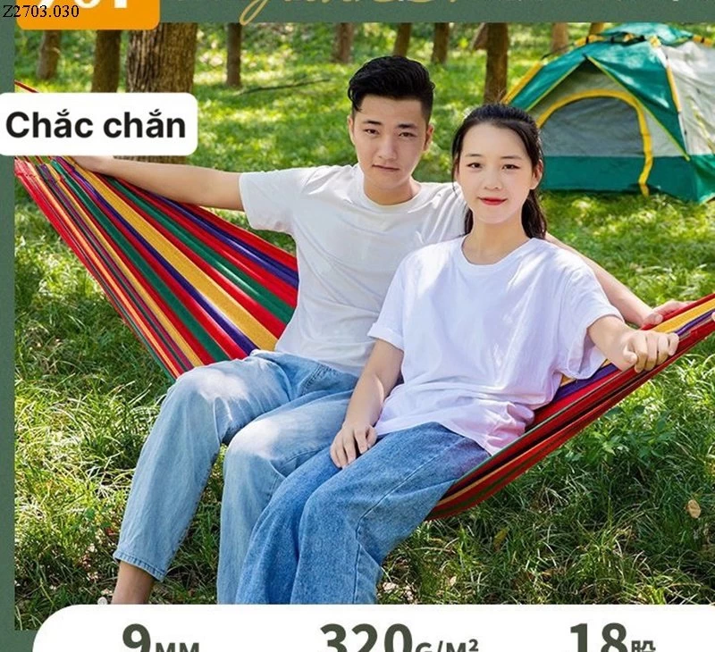 VÕNG DU LỊCH HÃNG 361 Sỉ: 1 người (190x80cm): 100k 2 người (200x80cm): 130k