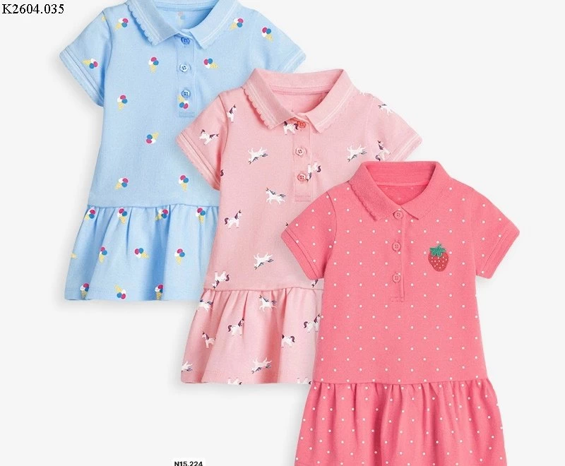 VÁY POLO LITTLE MAVEN BÉ GÁI 125k/c