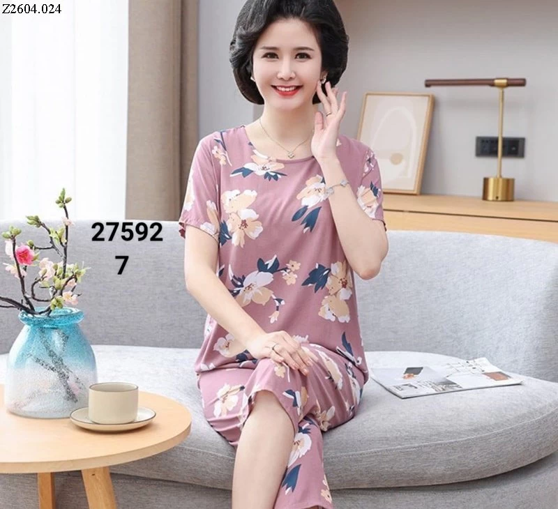 BỘ LANH HOA CỘC TAY TẶNG BÀ TẶNG MẸ Si 92k/b