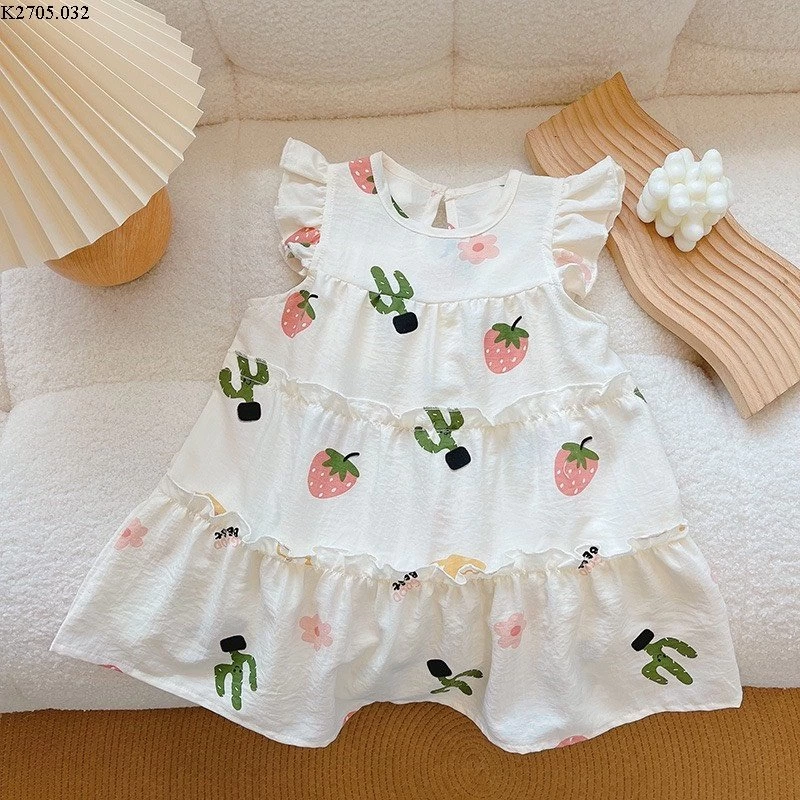 VÁY HỌA TIẾT CUTE CHO BÉ GÁI  Sỉ 68k