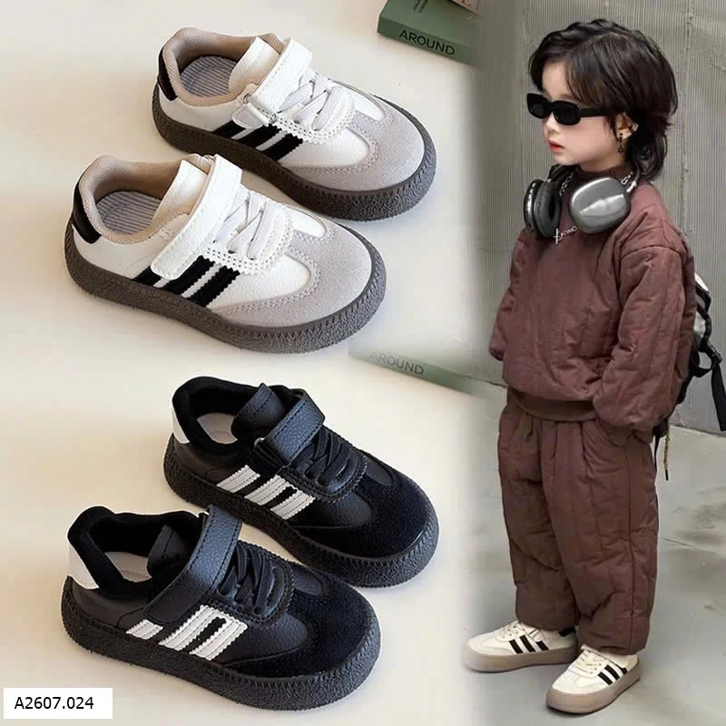 Giày thể thao quai dán  Sỉ Giá:  Sz 21-30: 131k Sz 31-36: 138k 