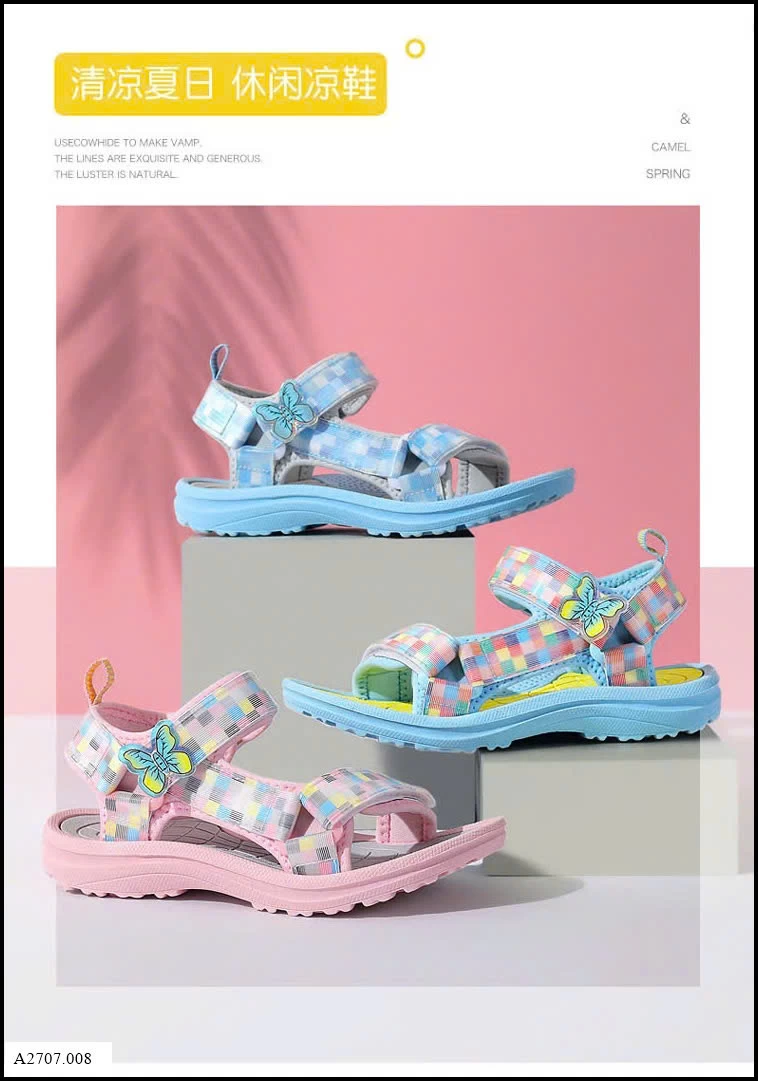 SANDAL BÉ GÁI SZ ĐẠI  Giá sỉ 135k