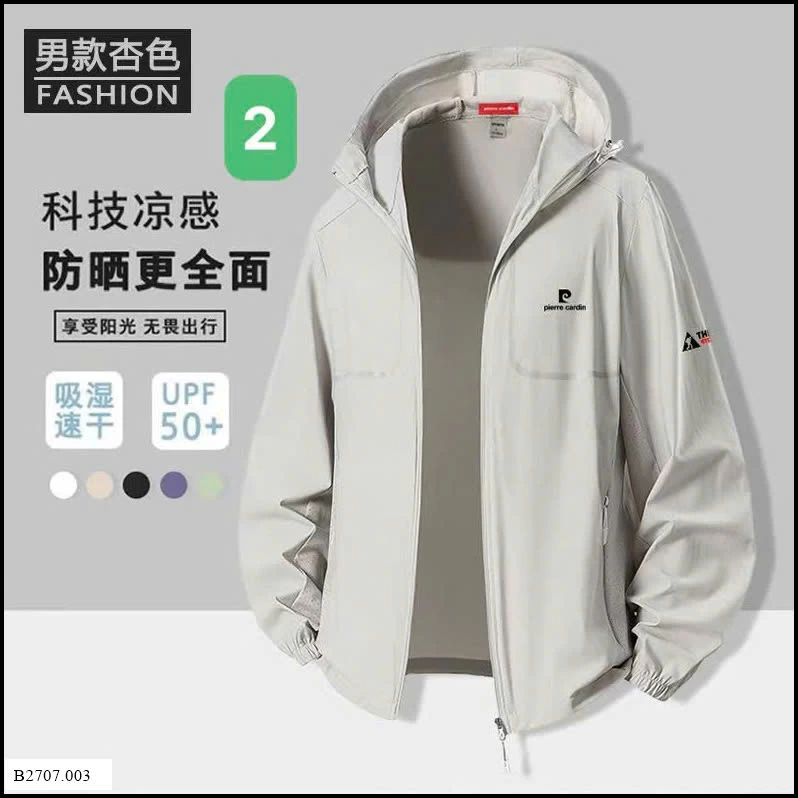 ÁO KHOÁC CHỐNG NẮNG CHO NAM NỮ Pierre Cardin Giá sỉ 202k