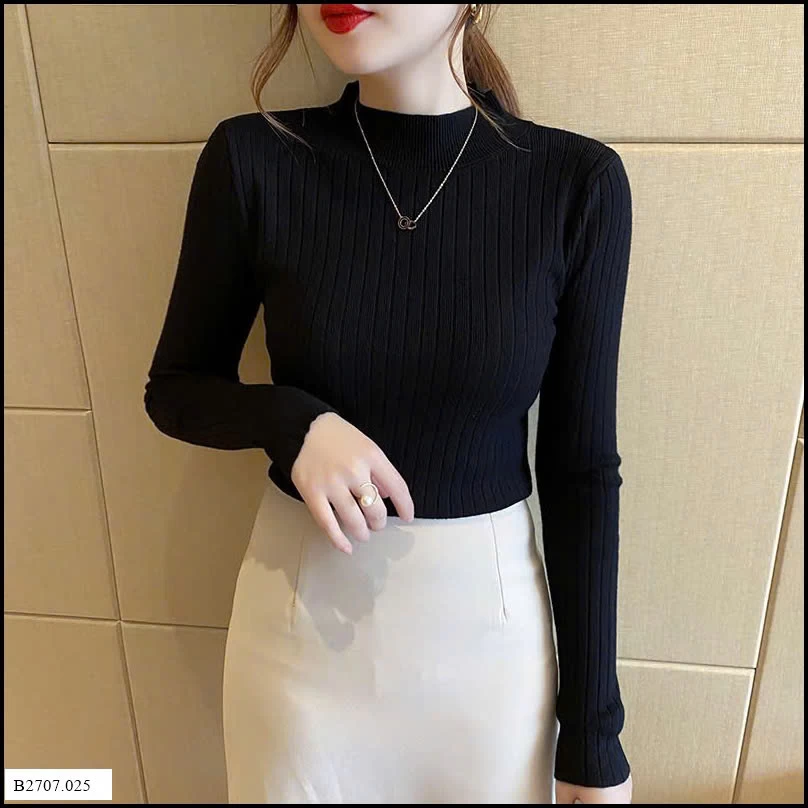 ÁO LEN DÀI TAY CỔ LỌ NỮ Giá sỉ 75k