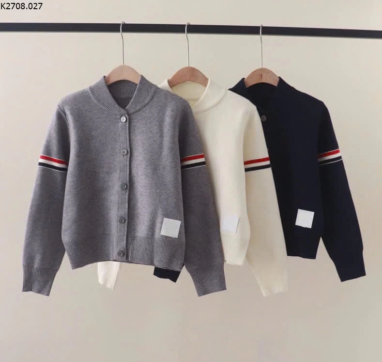 ÁO CARDIGAN KẺ 3 VẠCH NỮ Si 260k