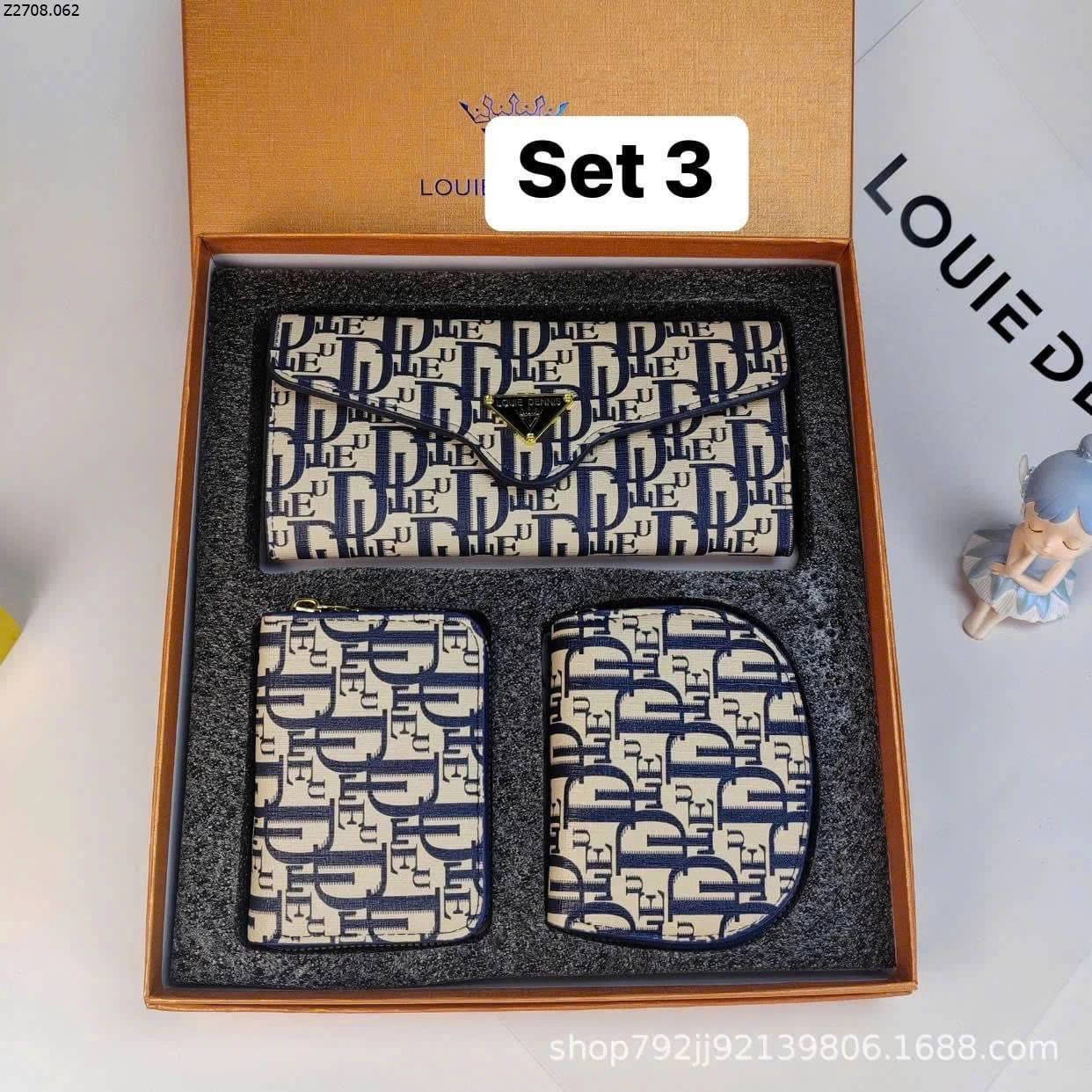 SET 3 VÍ CẦM TAY Si 88k/ 1 sét