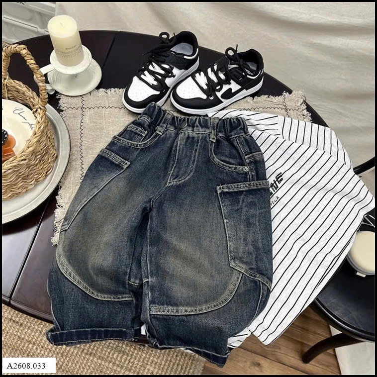 QUẦN DENIM CHO BÉ TRAI  Giá sỉ 161k