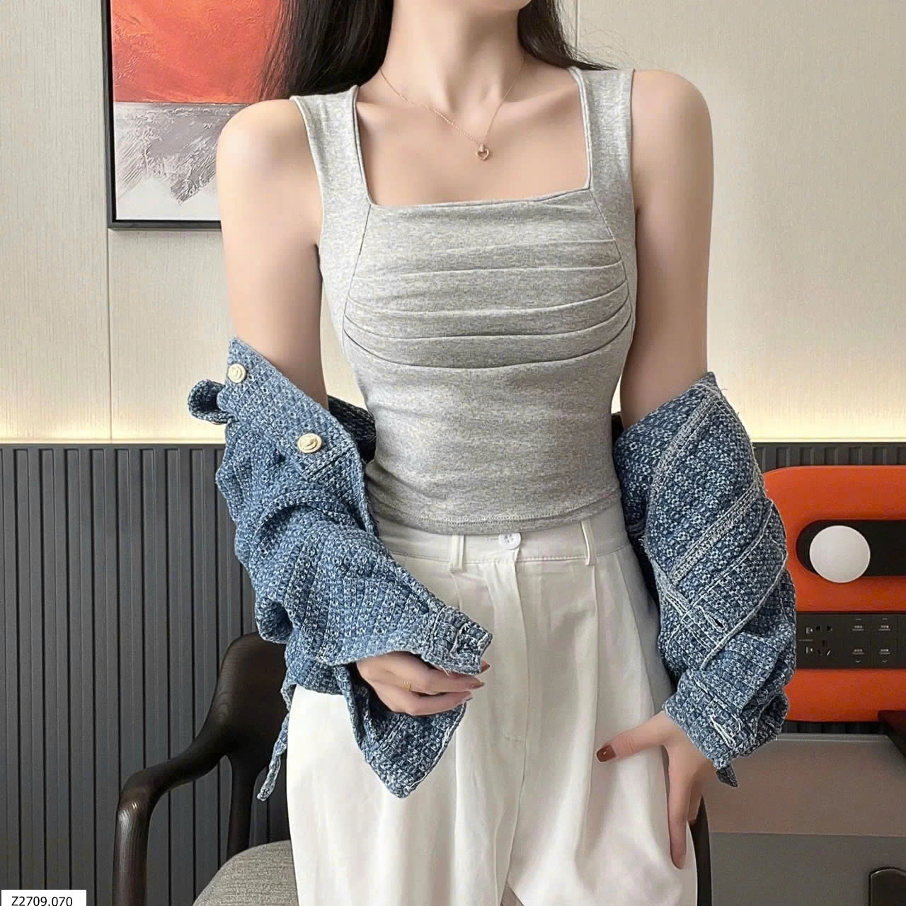 ÁO KÈM BRA NHÚN NGỰC SỈ 59k