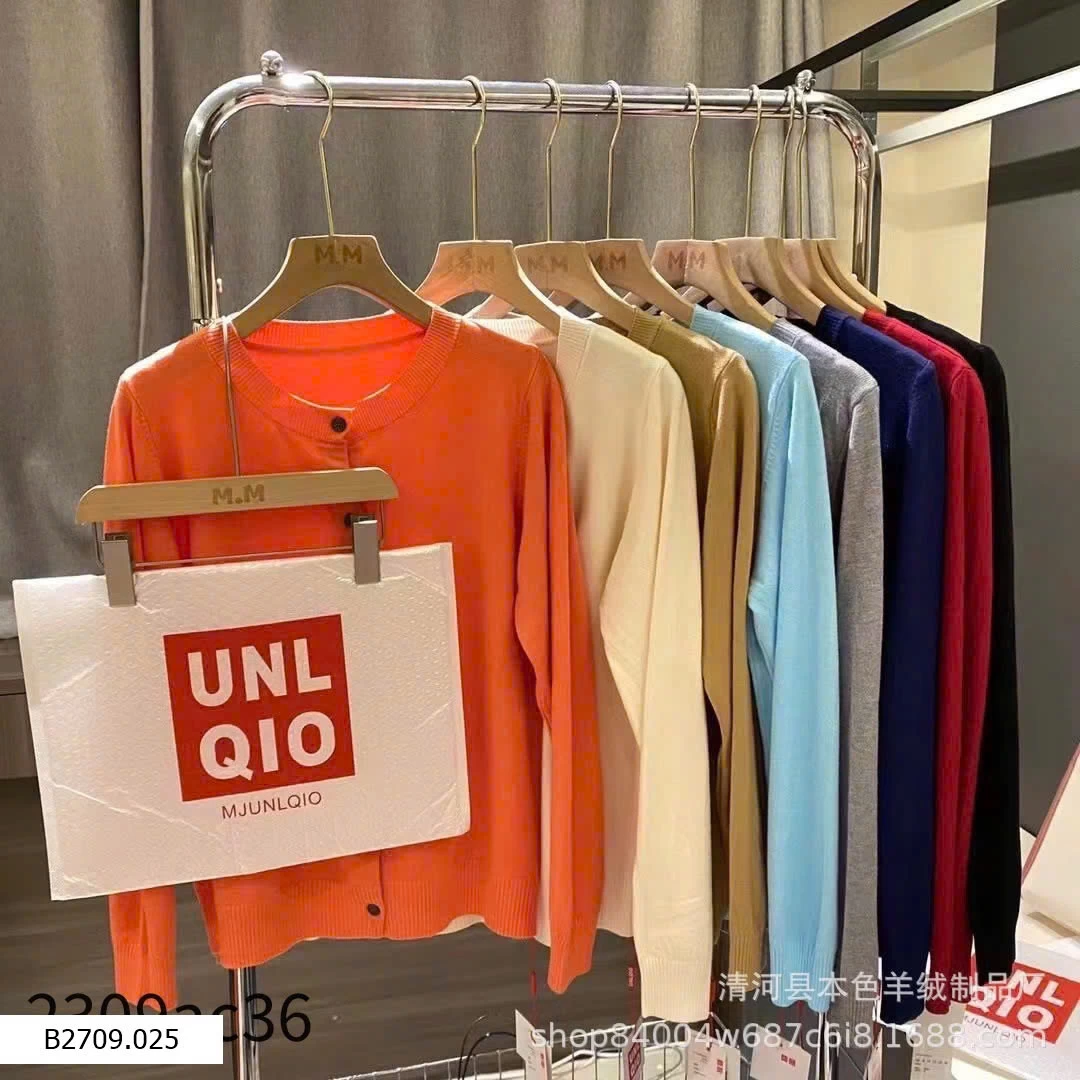 ÁO LEN CARDIGAN UNI NỮ Giá sỉ 125k