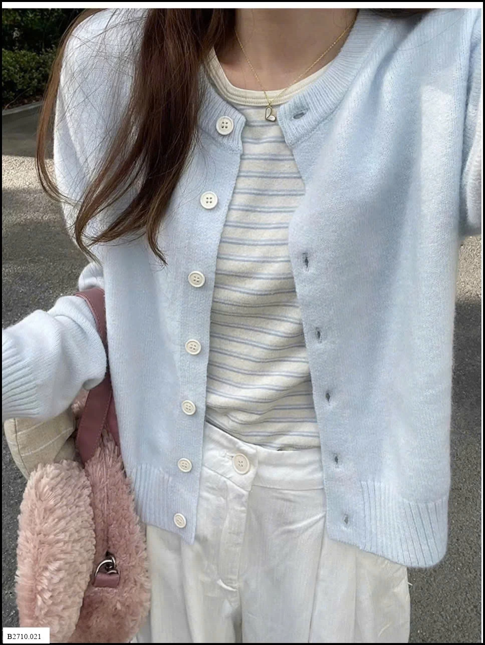 ÁO CARDIGAN LEN XANH Giá sỉ 150k