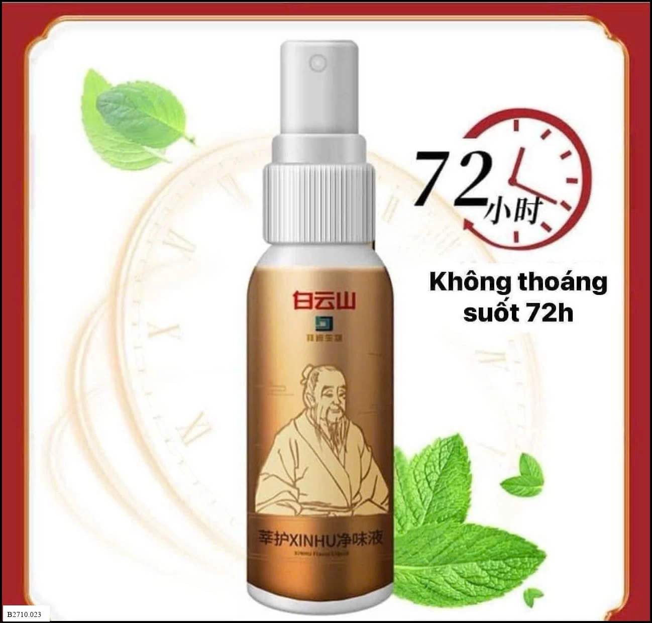 XỊT KHỬ MÙI - CHỐNG HÔI NÁCH  Giá sỉ 70k