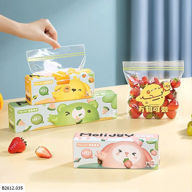 COMBO 65C Túi Zip Đựng Thực Phẩm  Giá sỉ 59k/1 set 3 hộp