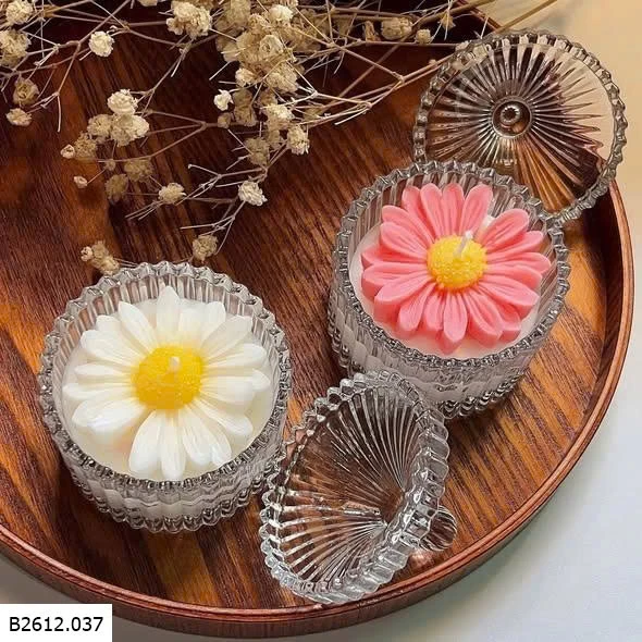 Cốc nến hoa cúc hoạ mi  Giá sỉ 90k/s