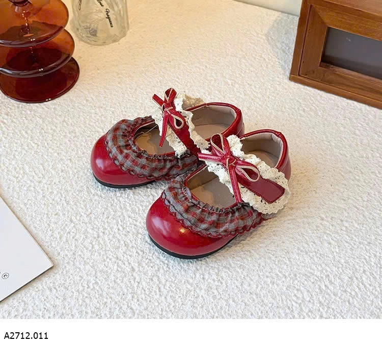 GIÀY BÚP BÊ NƠ PHỐI REN CHO BÉ Giá sỉ Size 21-27: 137k Size 28-30: 146k