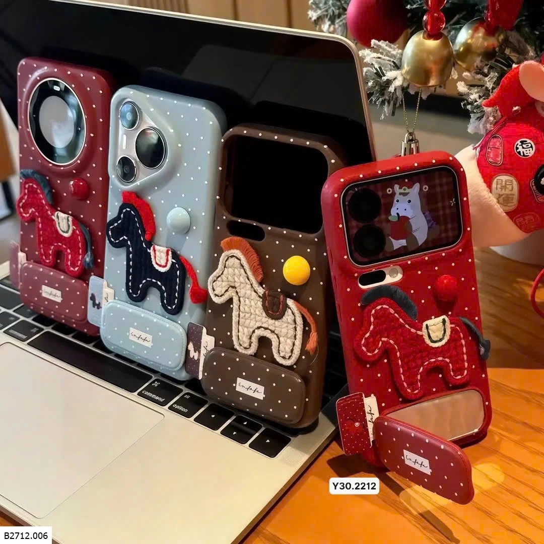 ỐP LƯNG THÊU HÌNH NGỰA  Giá sỉ 45k/c sỉ từ 2c 