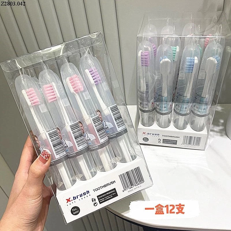 COMBO 12 BÀN CHẢI XBRUSH XUẤT MỸ  Si 73k/set 12c 