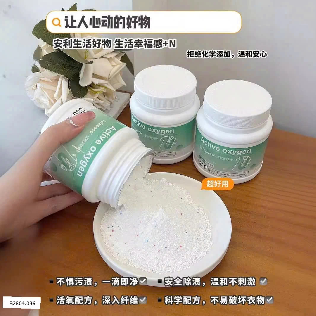 BỘT TẨY QUẦN ÁO  Sỉ 60k/1 set 2 hộp