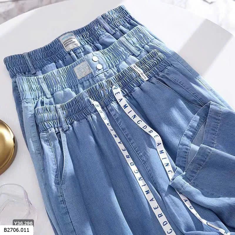 QUẦN JEAN GIẤY ỐNG SUÔNG    Sỉ 145k