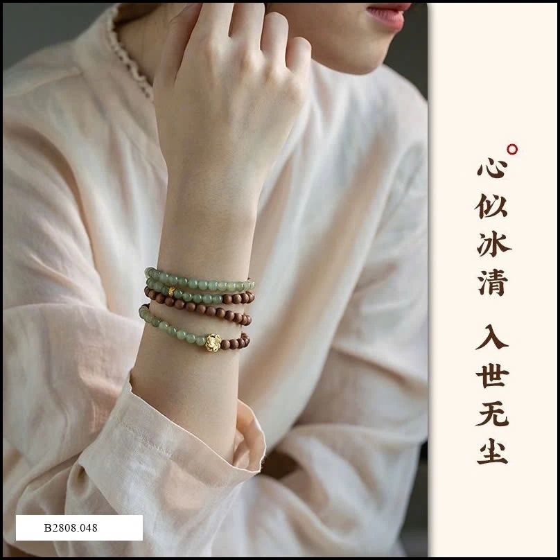 Vòng tay Đàn Hương Mix Ngọc  Giá sỉ 100k