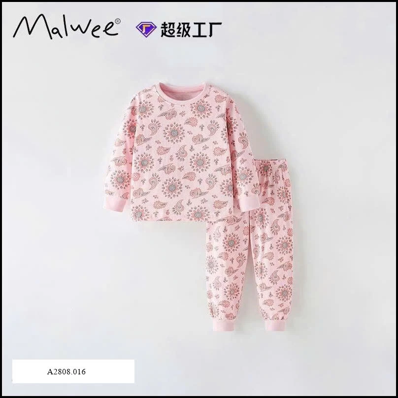 BỘ ĐỒ MẶC NHÀ HỌA TIẾT MALWEE    Giá sỉ 105k
