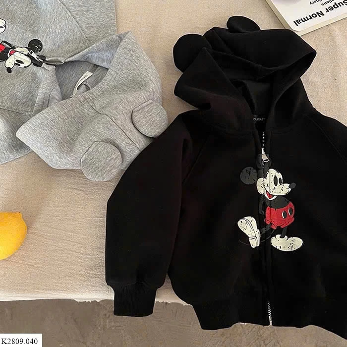 ÁO KHOÁC MICKEY KHÓA KÉO  Sỉ 194k