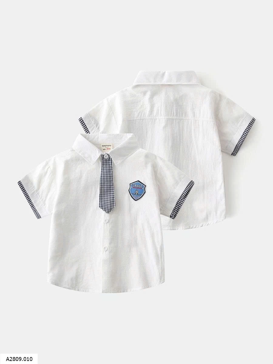 ÁO SƠ MI CỘC TAY CHO BÉ TRAI   Giá sỉ 93k