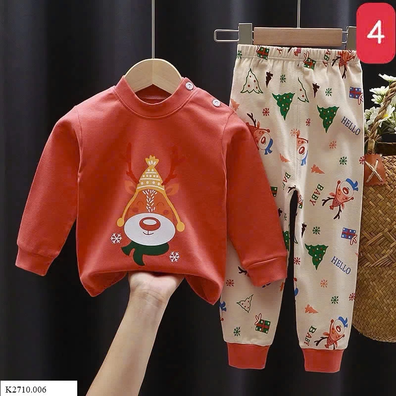 BỘ COTTON NOEL Giá sỉ như sau: Size 73-100:75k Size 110-130:86k