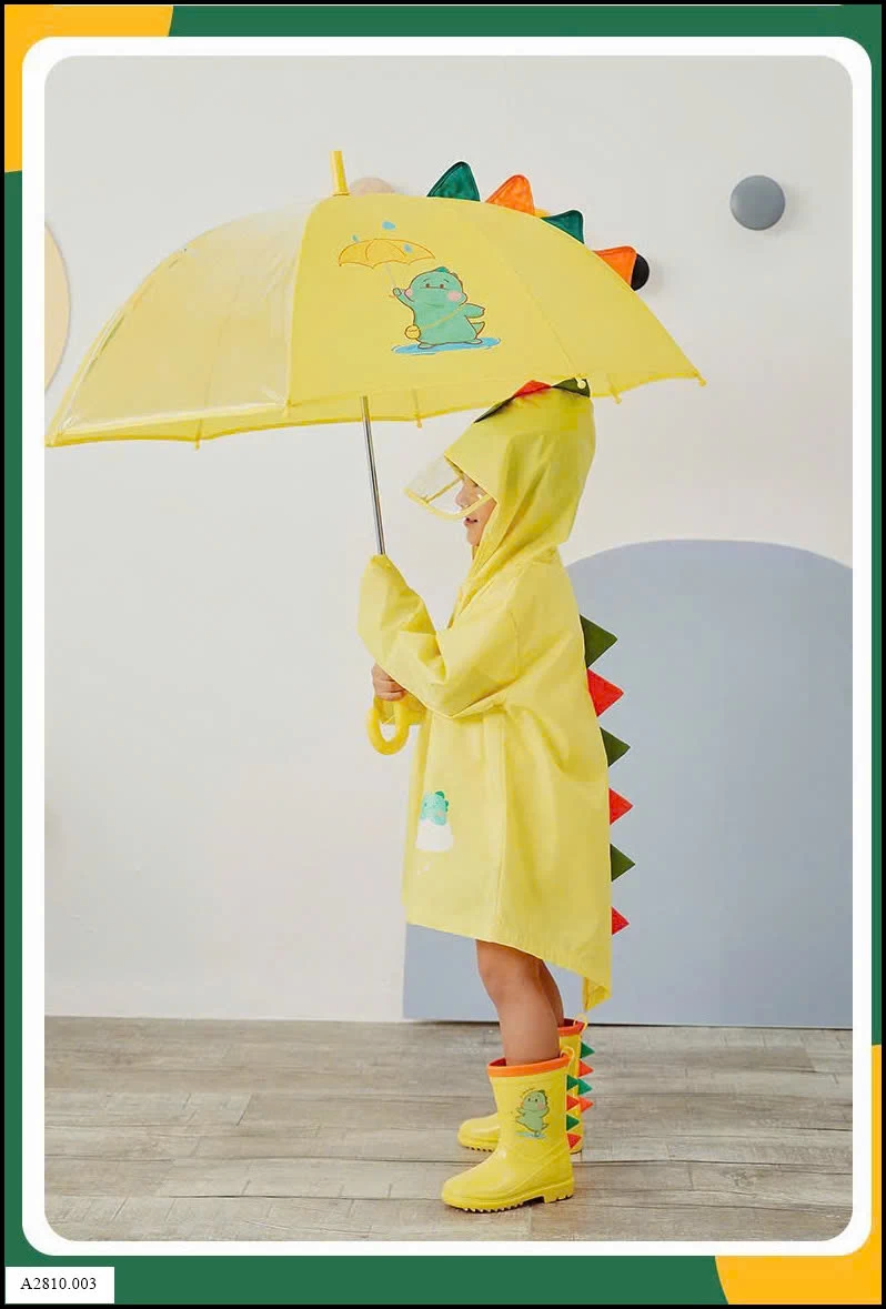 ÁO MƯA KHỦNG LONG ĐÁNG YÊU CHO BÉ Giá sỉ 130k