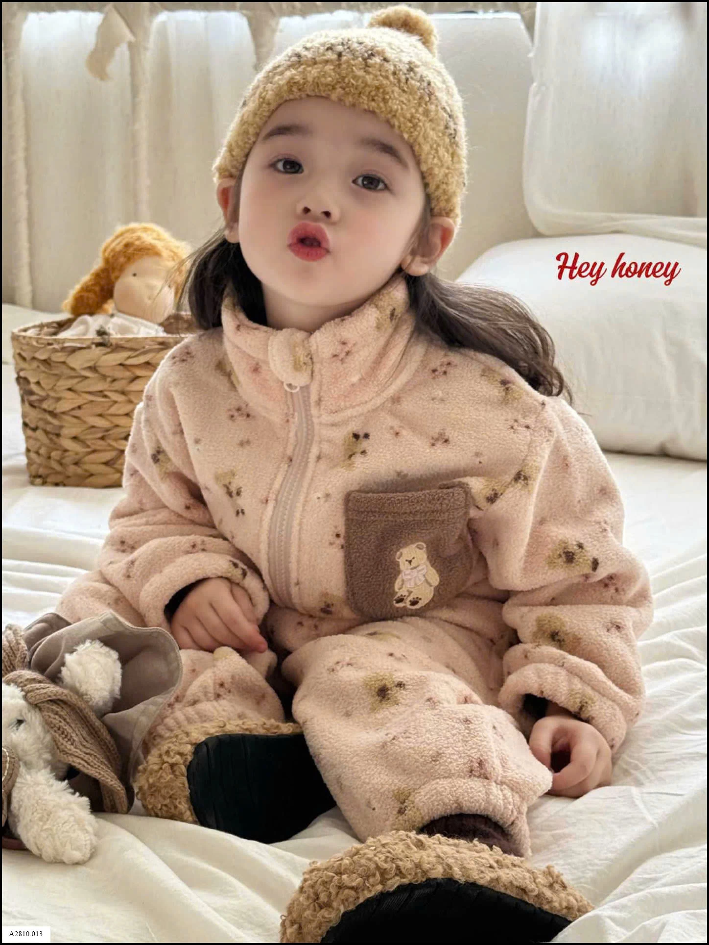 BỘ LÔNG CỪU ÁO KHOÁC HONEY Giá sỉ 207k