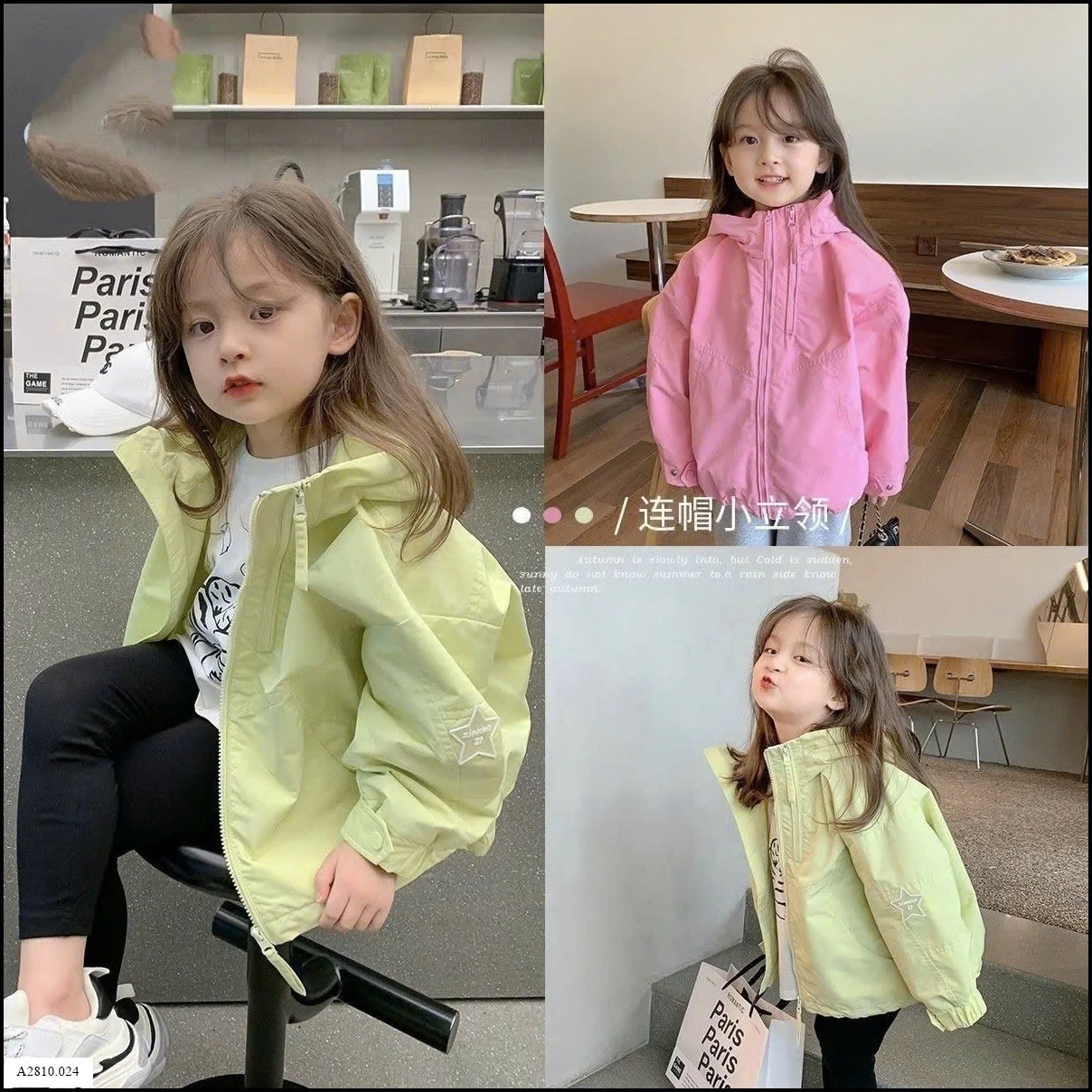 BBST Áo khoác gió bé gái Giá sỉ 135k