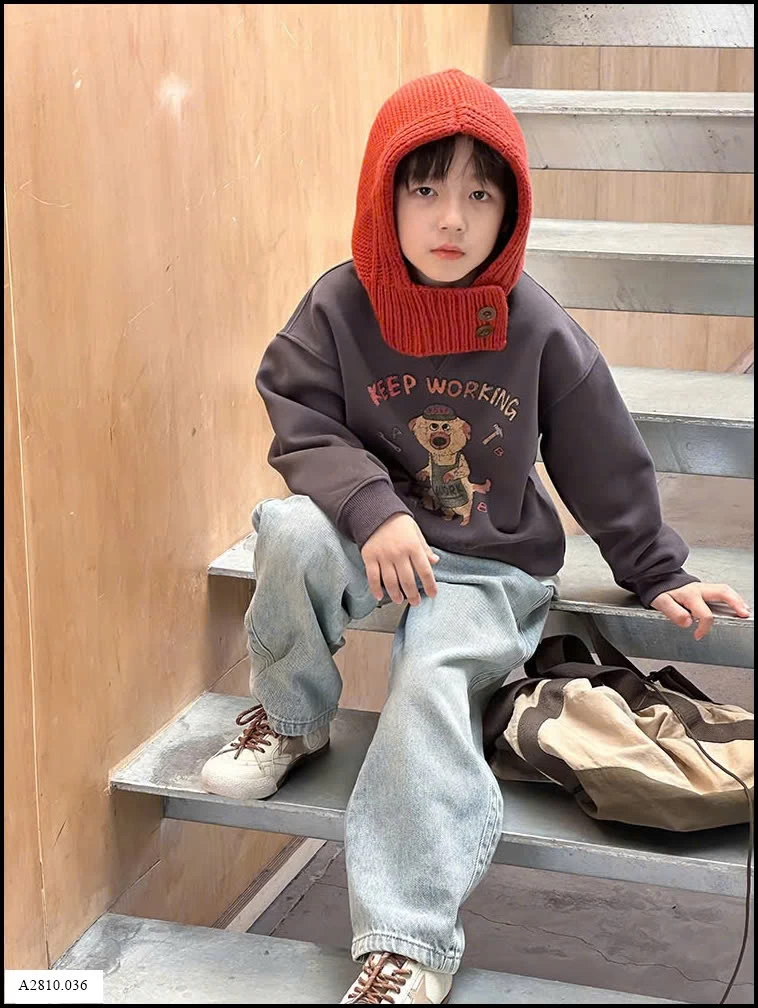 ÁO NỈ SWT KEEP Giá sỉ sz 90-150: 161k  sz 160: 173k  sz 170: 190k 