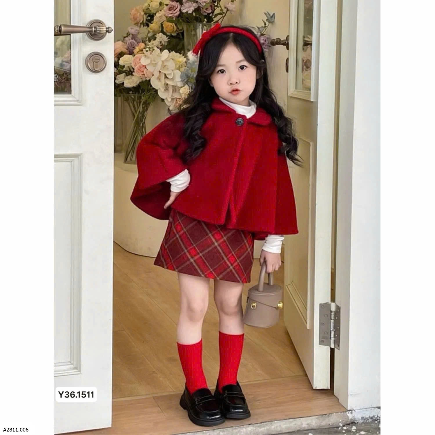 Áo choàng đỏ nhà Ningli   Giá sỉ 145k