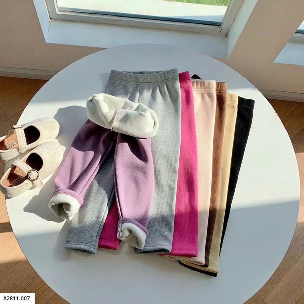 LEGGING TRẺ EM LÓT LÔNG   Giá sỉ 110k