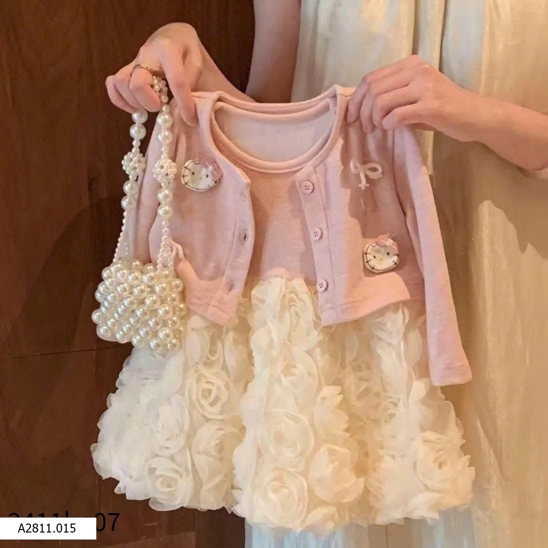 Set đầm + cardigan   Giá sỉ 140k