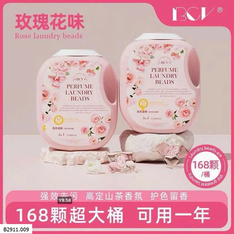 VIÊN GIẶT NƯỚC HOA HƯƠNG HOA HỒNG  Giá sỉ 130k /1 hộpp