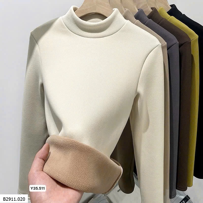 ÁO LEN GIỮ NHIỆT LÓT LÔNG SIÊU ẤM Giá sỉ 115k