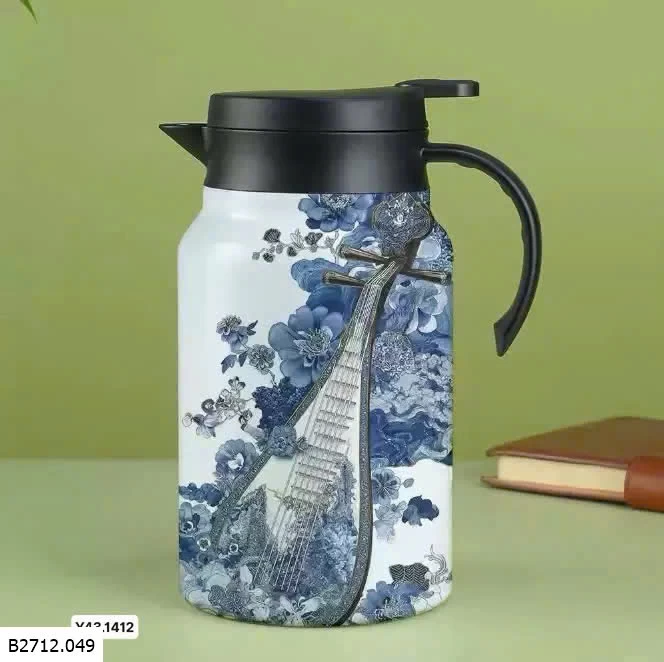 Bình trà giữ nhiệt hoa lá vintage  Giá sỉ 145K