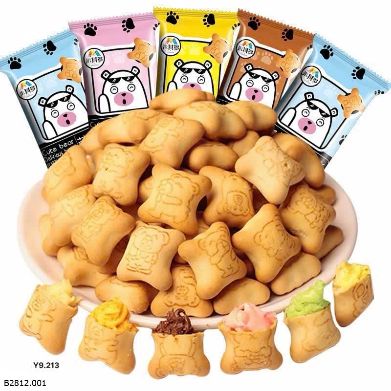 BÁNH GẤU NHÂN KEM   Sỉ 95k/1 set