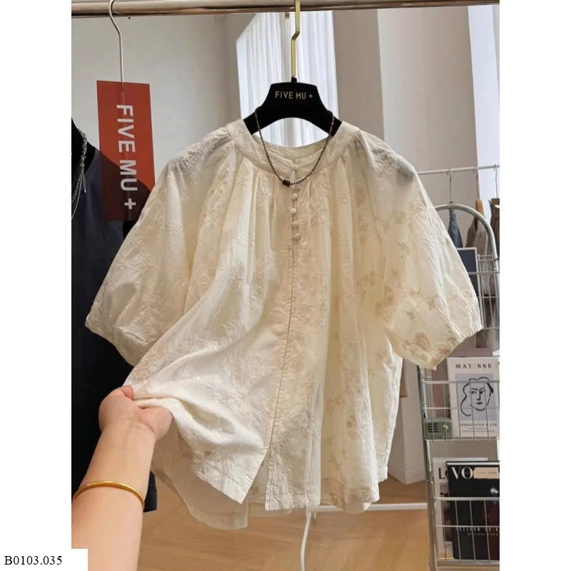 ÁO SƠ MI THÊU NỔI CHO NỮ   Sỉ 187k