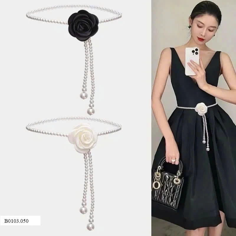 THẮT LƯNG HOA TRÀ Sỉ 60k/ 1 sét 2 chiếc cùng màu hoặc mix màu