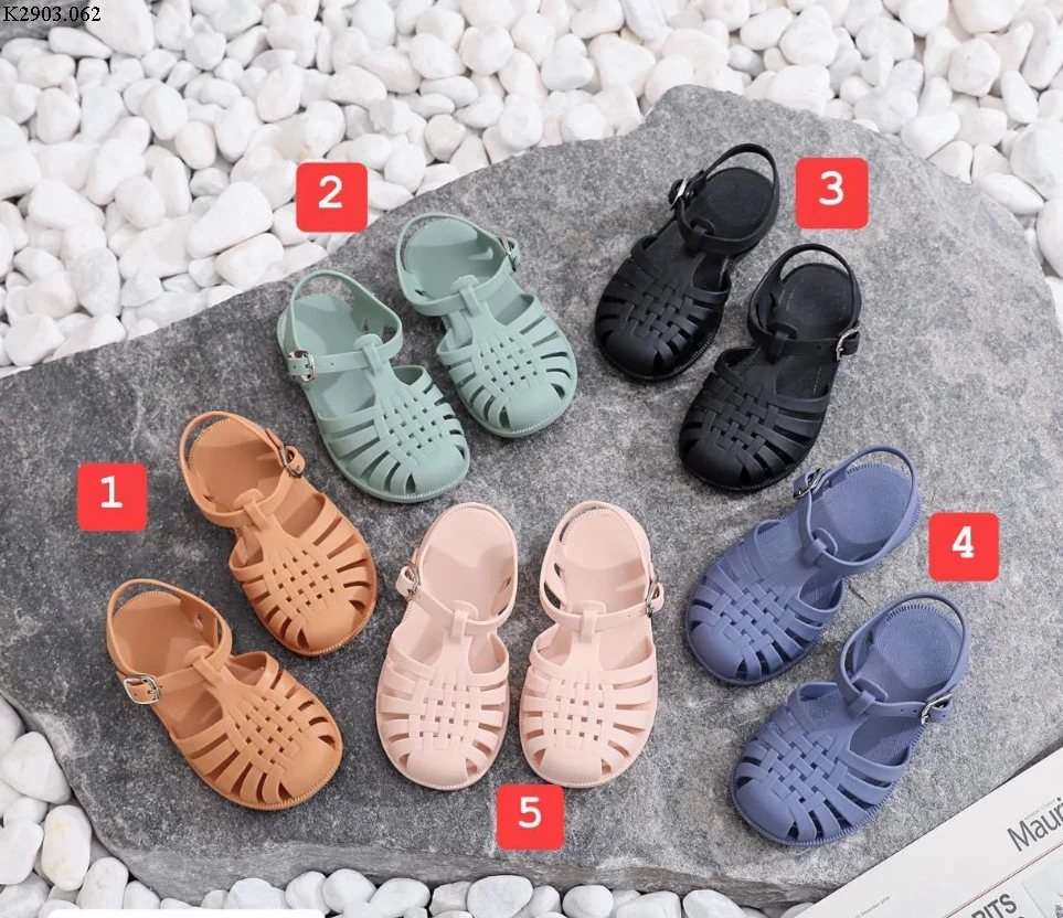 SANDAL RỌ QUAI DÁN BÉ GÁI Si 56k