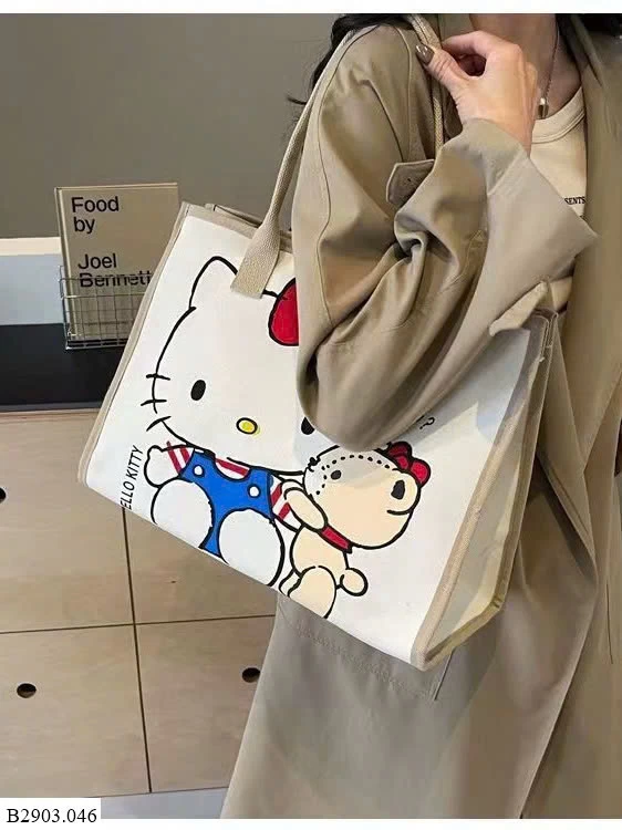 TÚI TOTE HELLO KITTY  Sỉ 50k